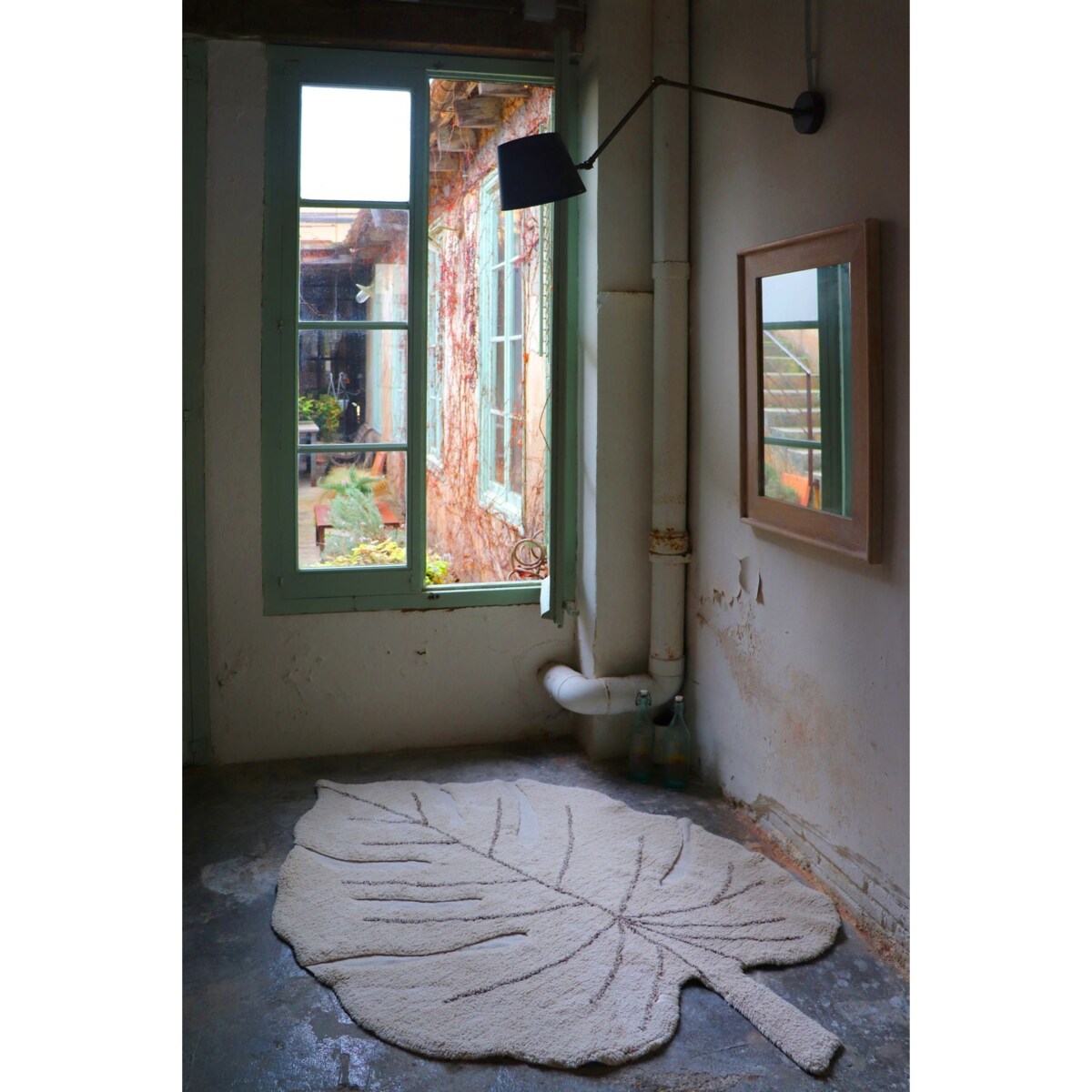 Dywan bawełniany Monstera Natural 120x180 cm Lorena Canals