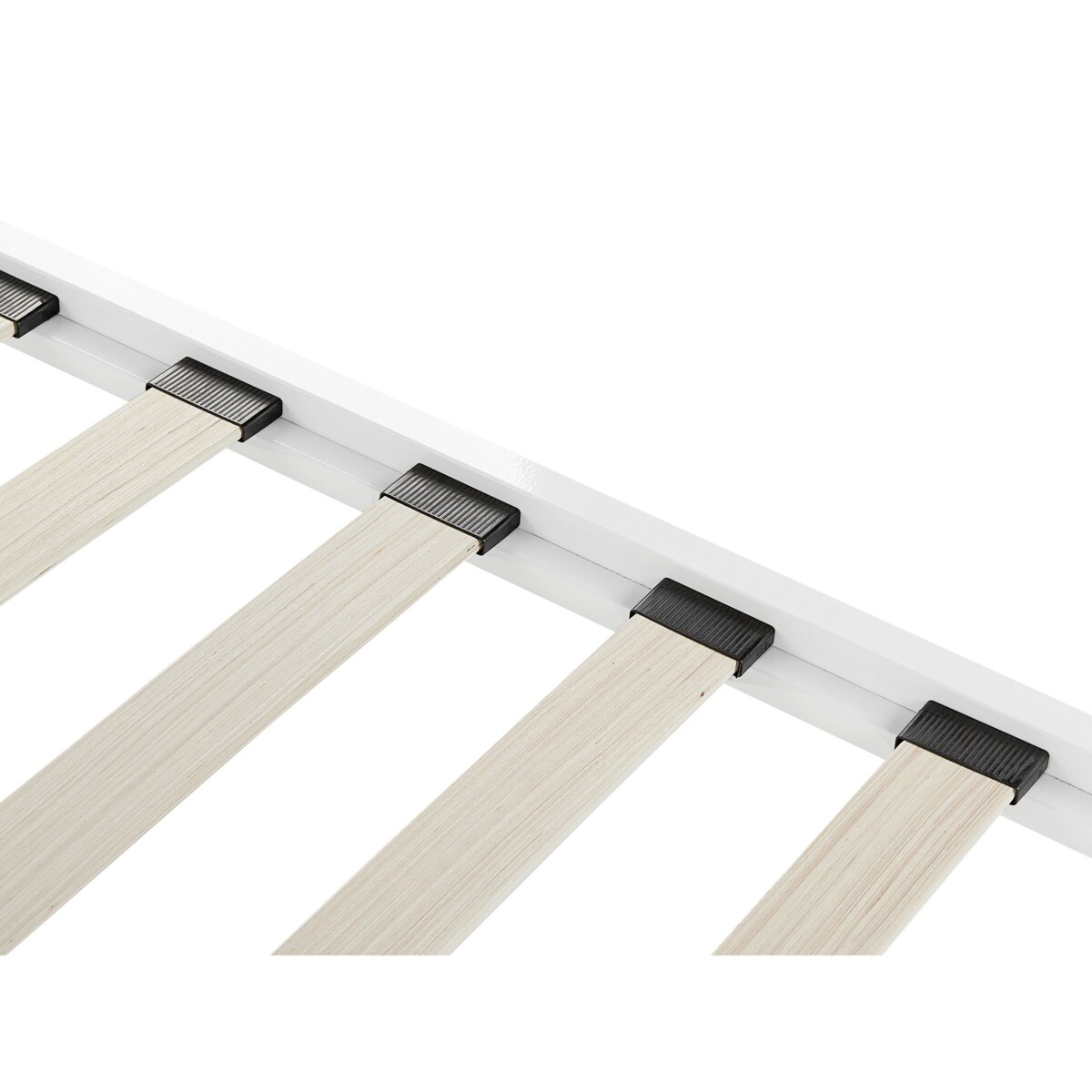 Łóżko metalowe 180 x 200 cm białe CUSSET