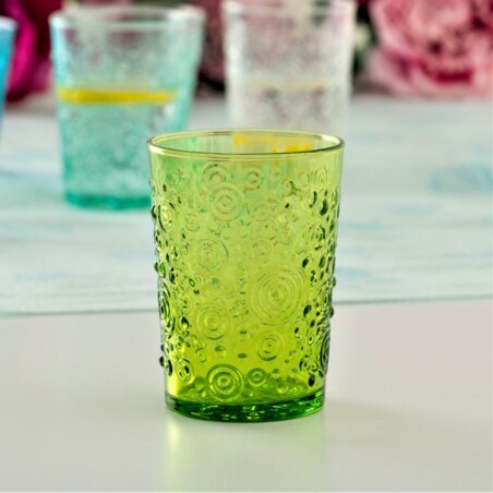 VILLA ITALIA Szklanka zielona 250 ml 10 cm EMPIRE
