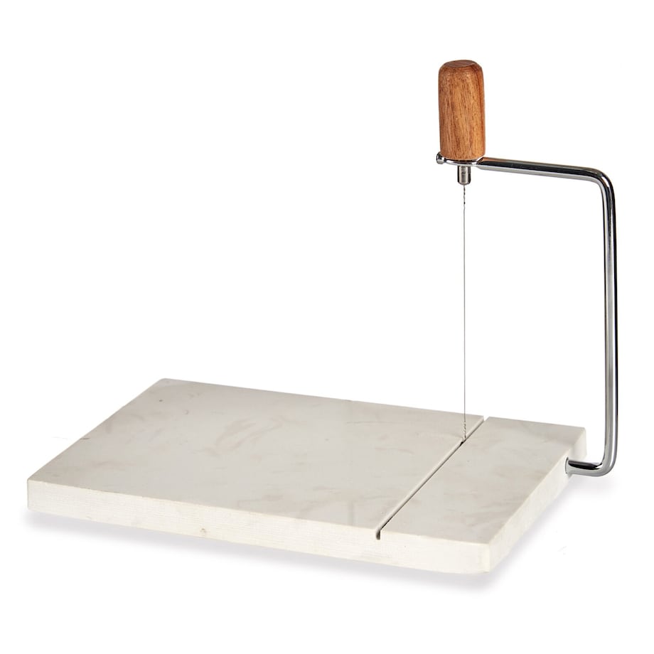 Deska do krojenia sera z gilotyną 24x21 cm TAGLIERE biała