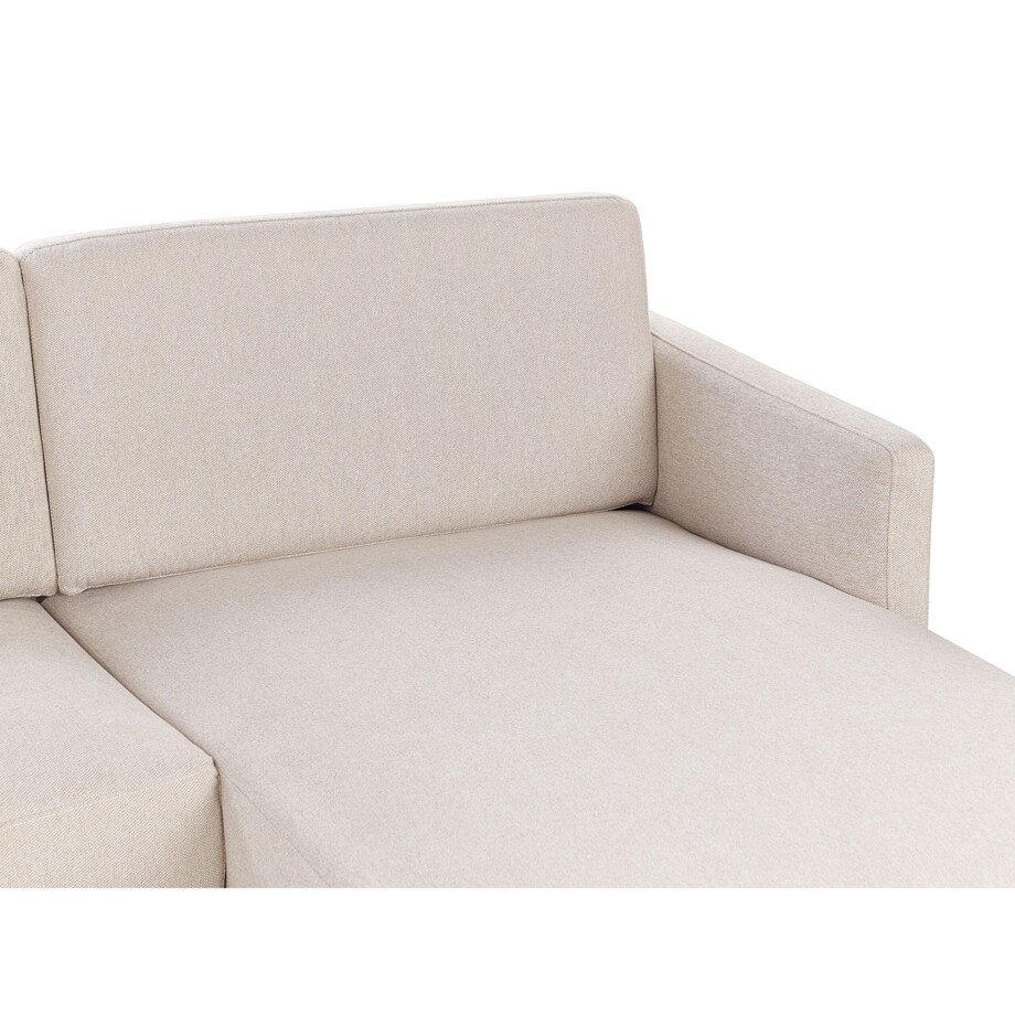 Narożnik 2-osobowy lewostronny beżowy BREDA