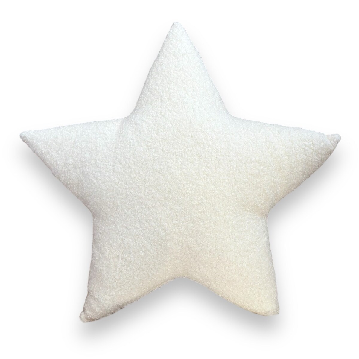 Poduszka Gwiazda boucle biały