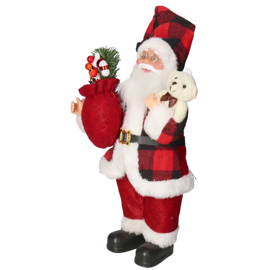 Gwiazdor Mikołaj Krasnal Figurka Świąteczna Xxl