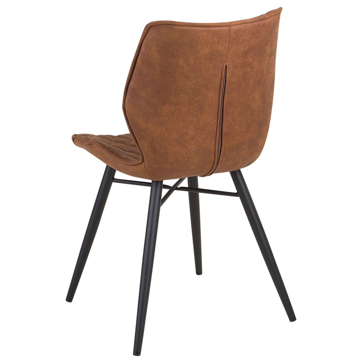 Zestaw 2 krzeseł do jadalni LISLE Złoty brąz