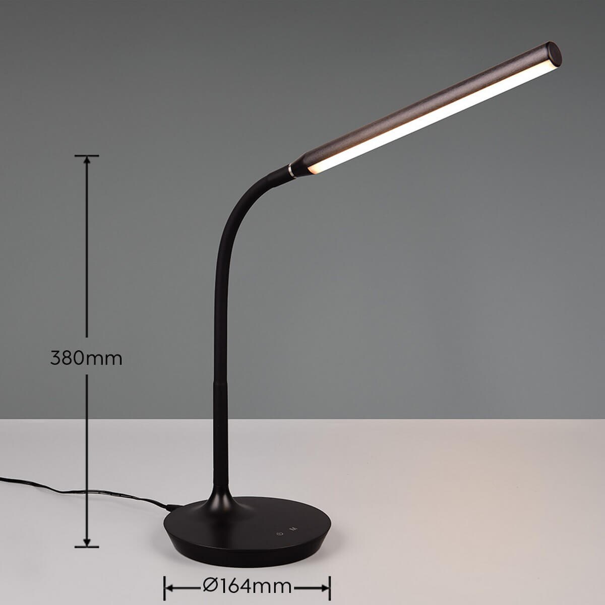 Dotykowa lampka na biurko Toro R57641102 RL Light LED 5W 3000-5000K czarna