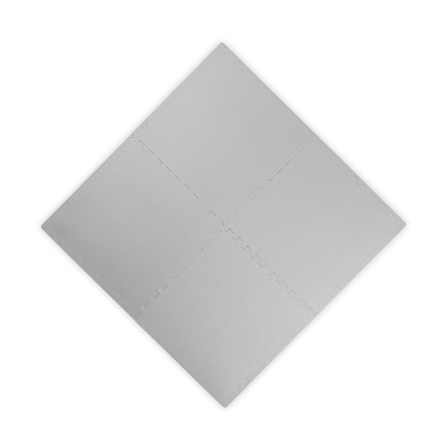 Duża mata piankowa puzzle piankowe 60x60 cm 4 szt. Ricokids szara