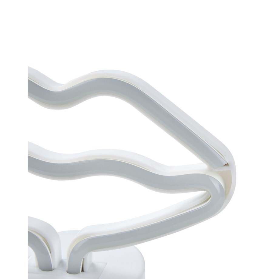 Neon LED usta różowy FLORA