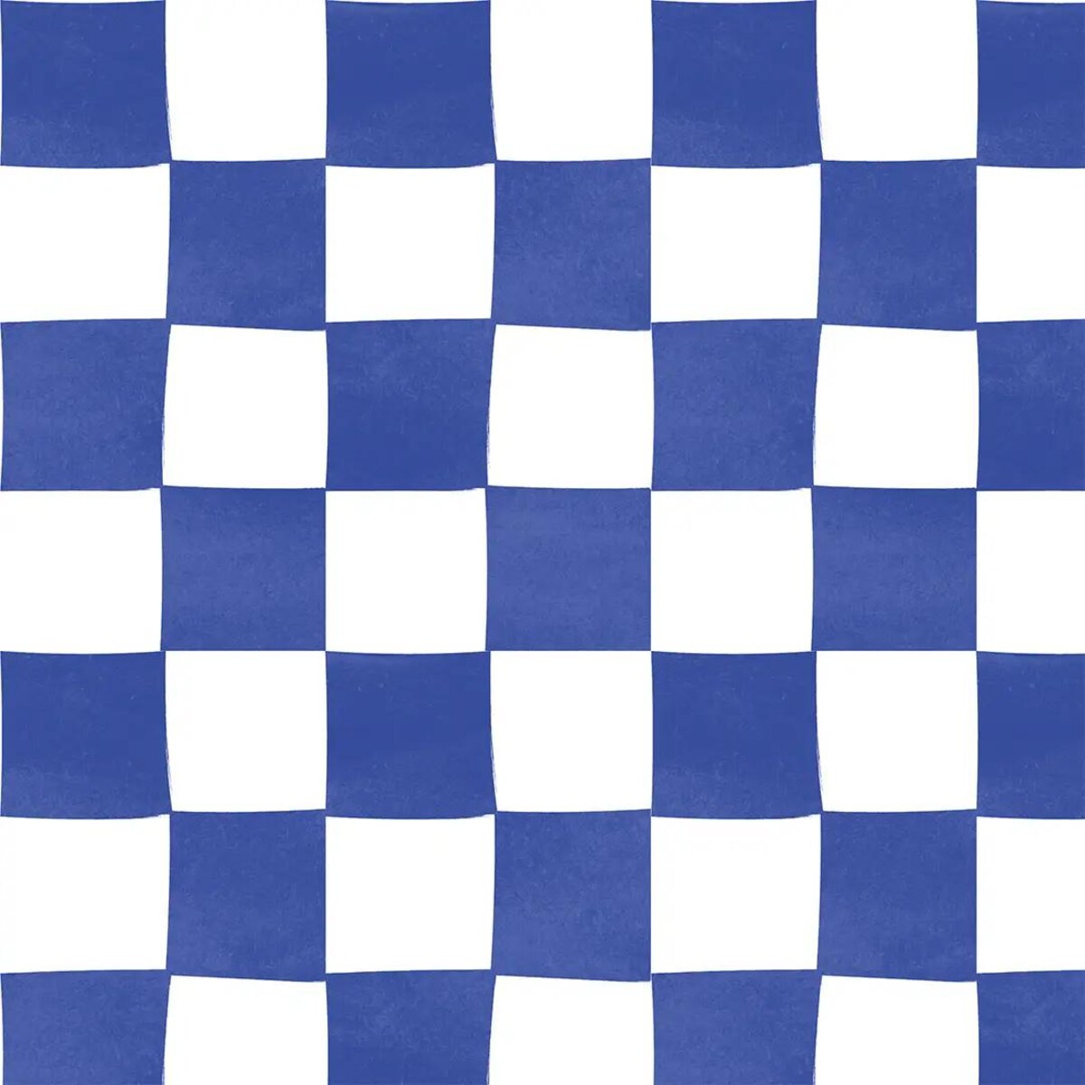 Lniany ręcznik kuchenny - niebieska krata