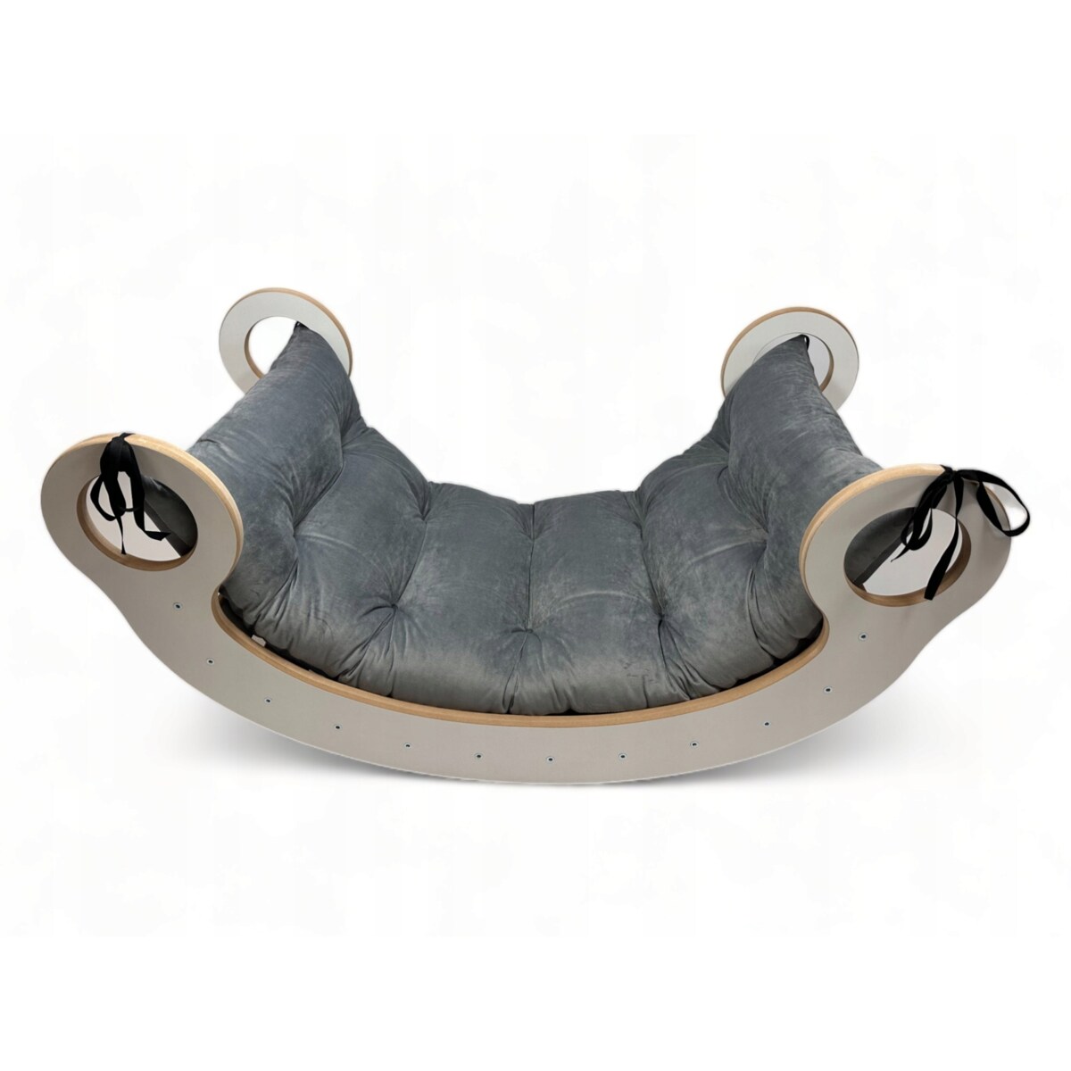 Deska do balansowania + Poduszka Szary + Ścianka + Zjeżdżalnia/Drabinka CE