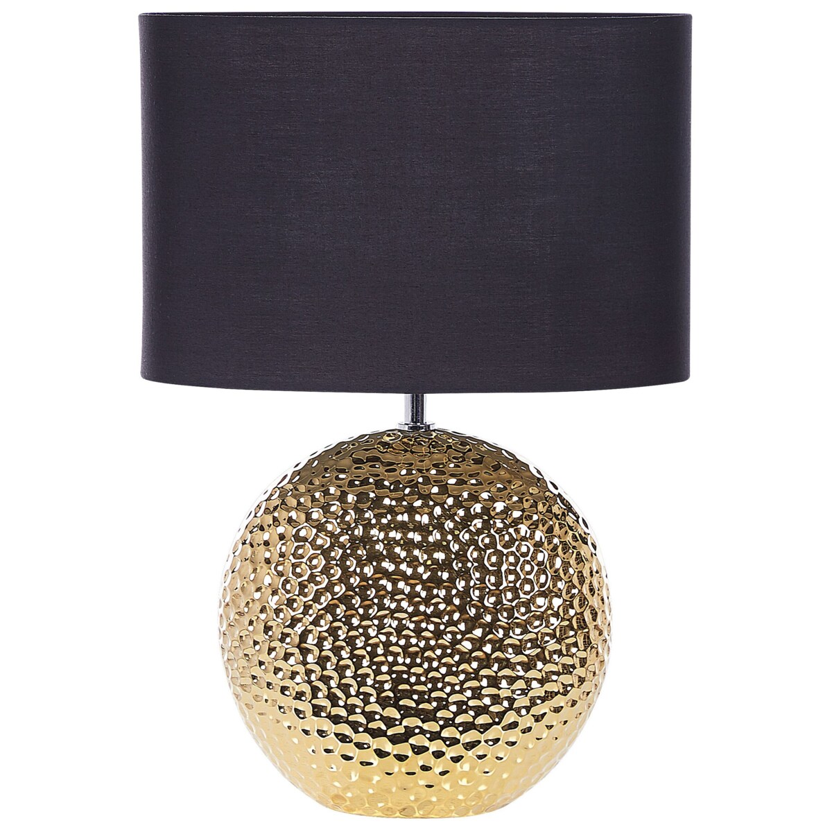 Lampka nocna ceramiczna złota NASVA