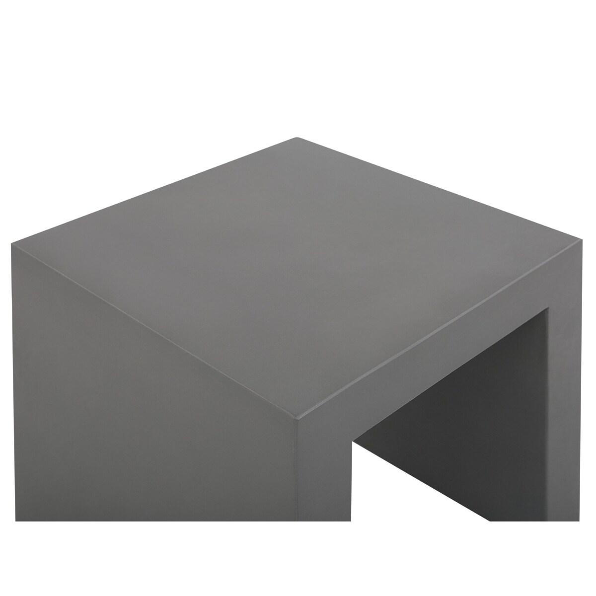 Zestaw ogrodowy ze stołkami dla 4 osób OLBIA/TARANTO Beton Szary