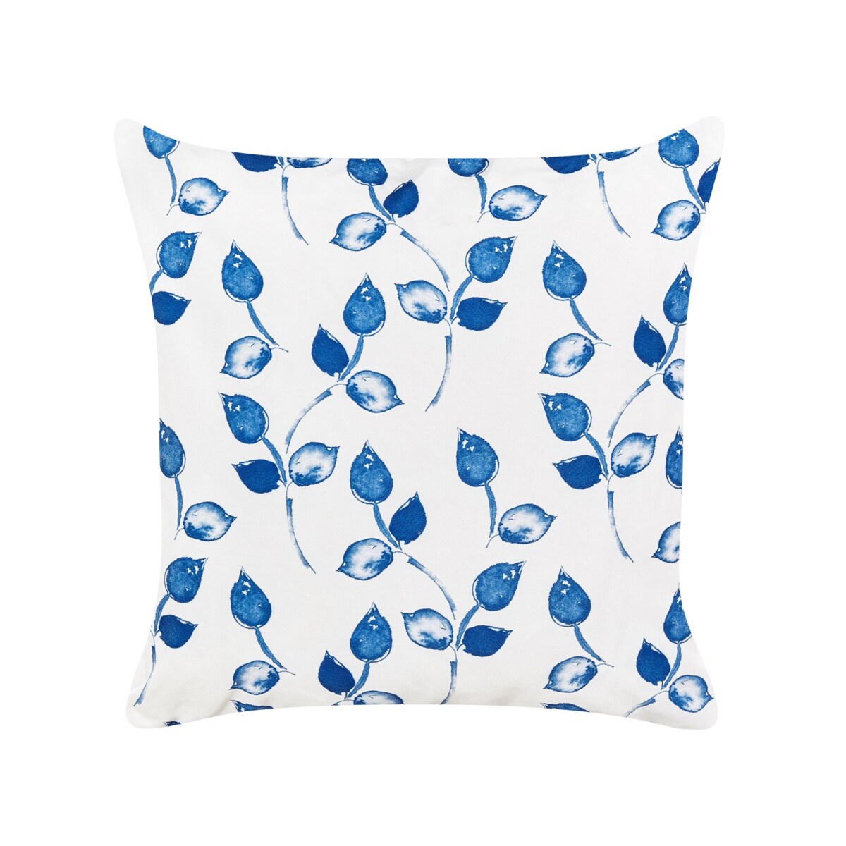 2 poduszki ogrodowe w liście 45 x 45 cm biało-niebieska TORBORA