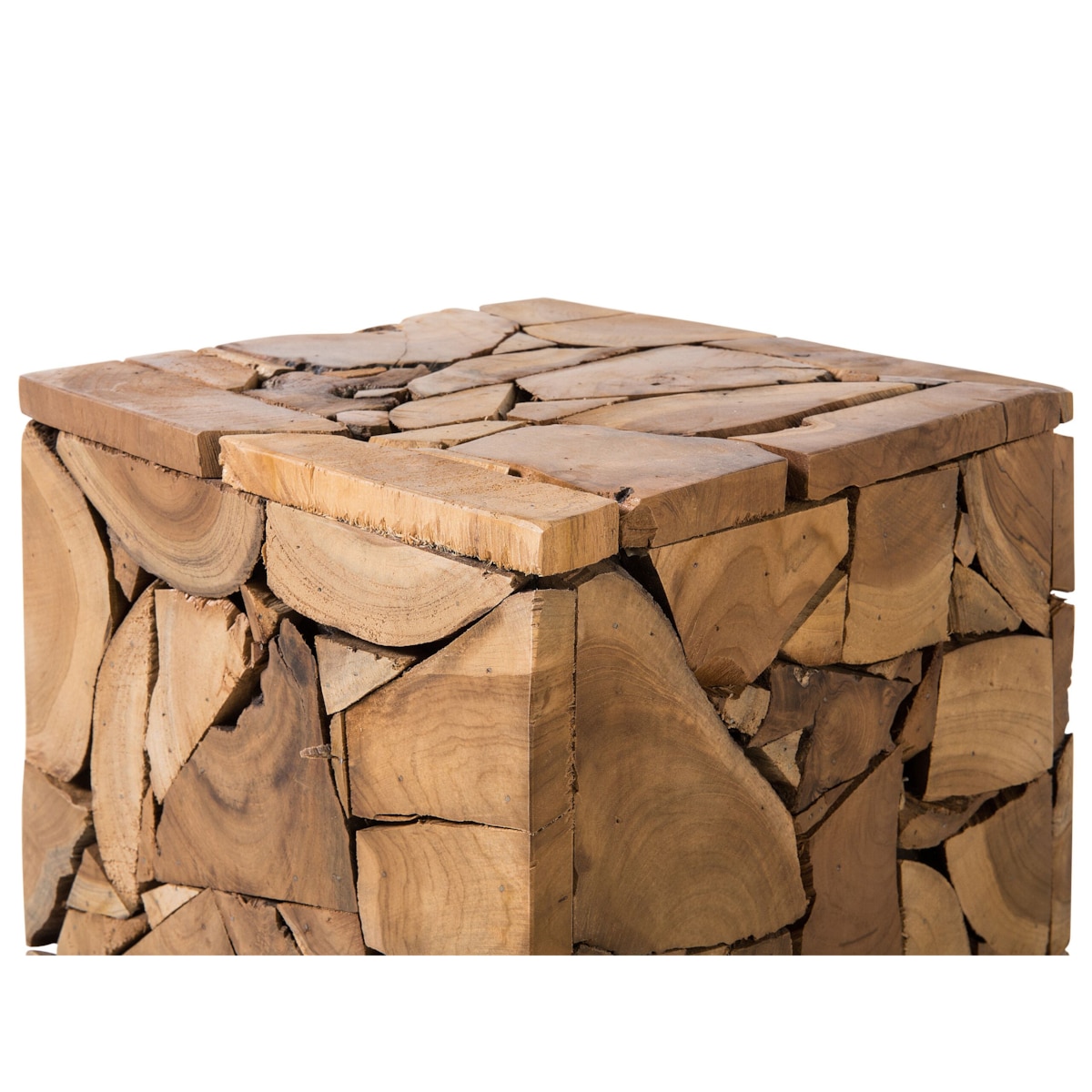 Stolik pomocniczy drewno tekowe NELSON