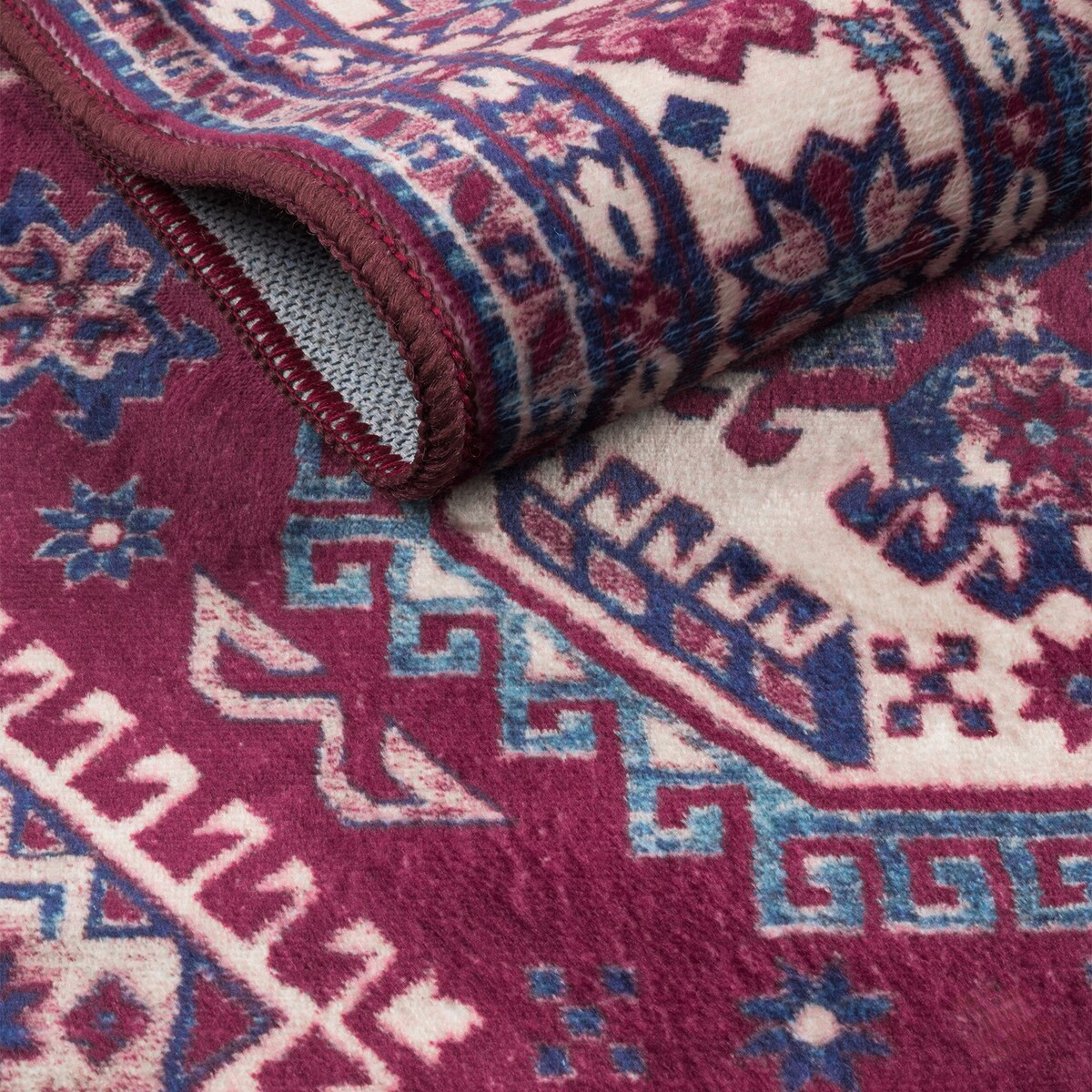 Dywan Klasyczny Sereno 80x300cm Velvet Bordowy