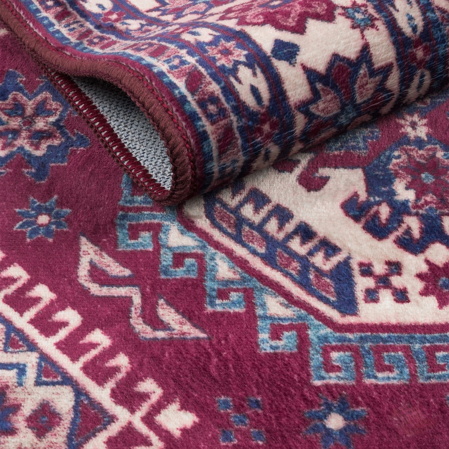 Dywan Klasyczny Sereno 80x300cm Velvet Bordowy