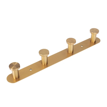 Wieszak na ubrania ścienny złoty do przedpokoju łazienki kuchni