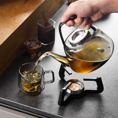 Gefu Chavelle czajnik do herbaty z podgrzewaczem 1.2L NPCG12907