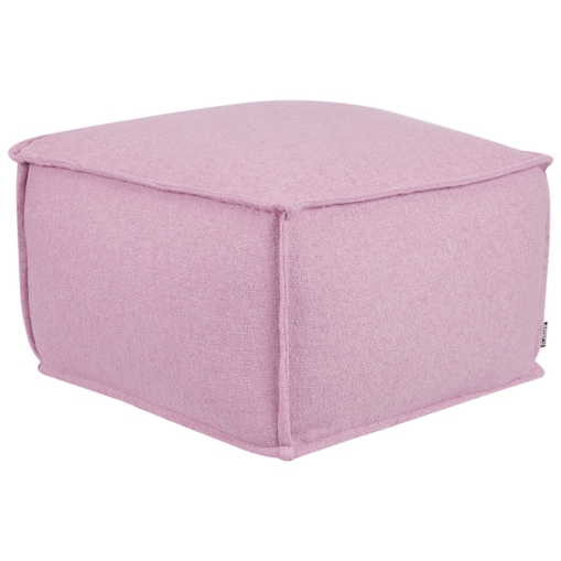 Puf bawełniany 50 x 50 x 30 cm różowy SHERALI