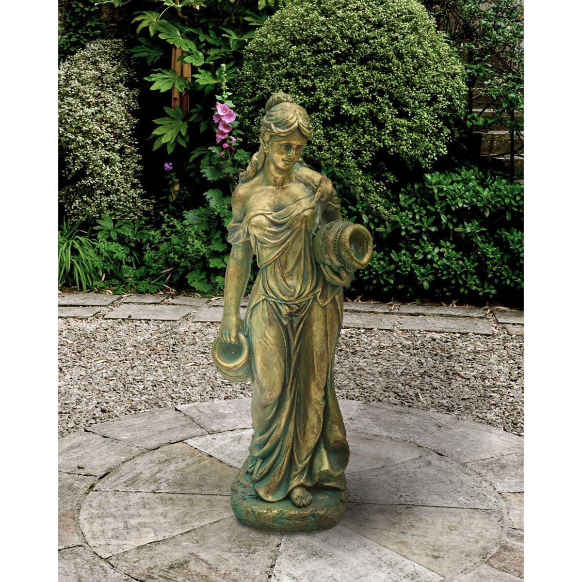 Figurka ogrodowa TRYPOLIS Kobieta Zielony