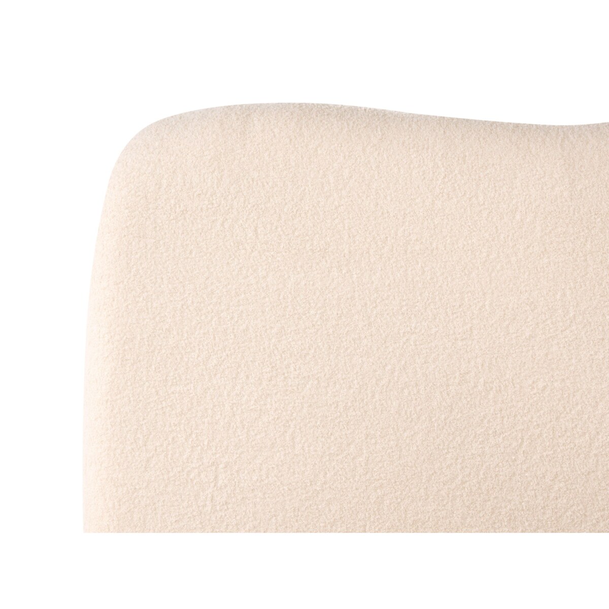 Łóżko z pojemnikiem Boucle BLAGNAC 90 x 200 cm Jasnobeżowy