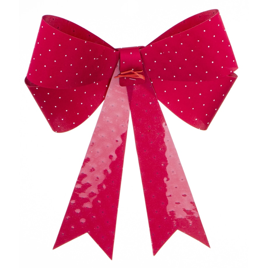 Dekoracja - kokarda kpl. 4 szt. 36x30x7 cm ARCUS amarant