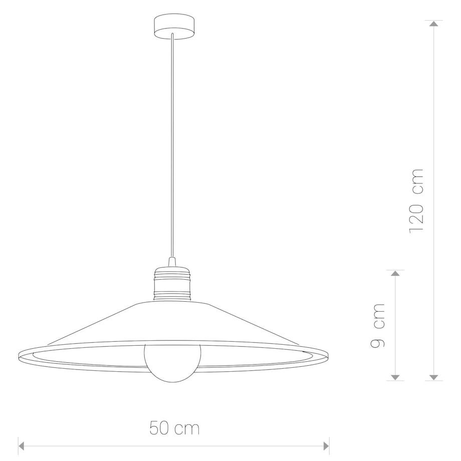Lampa sufitowa 6444 GARRET M Czekoladowy Nowodvorski