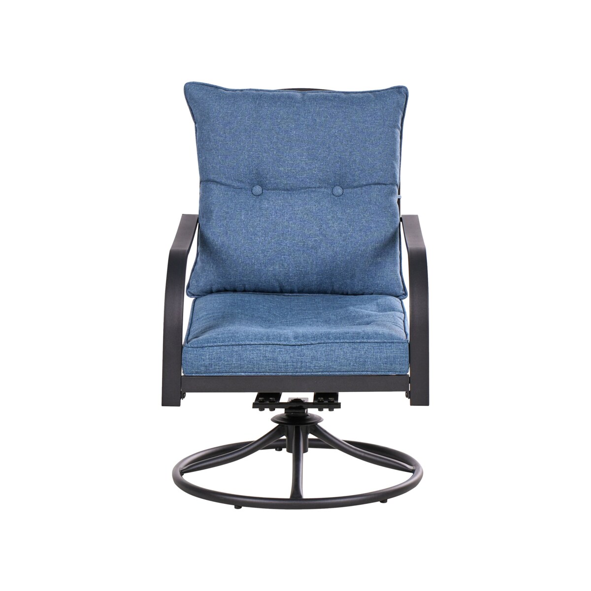 Zestaw ogrodowy dla 4 osób MESTRINO Metal Niebieski