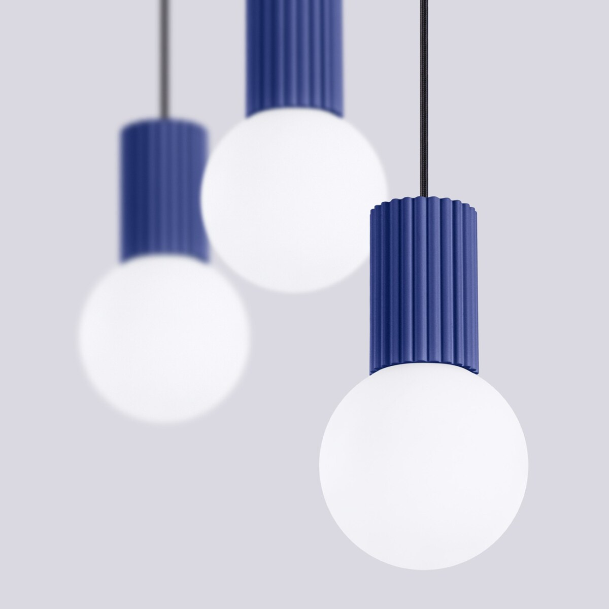 Lampa wisząca HALO 3L ultramaryna