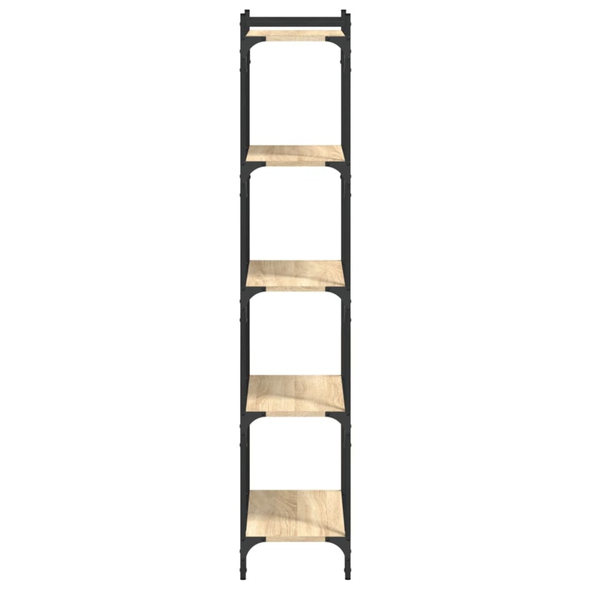 vidaXL 5-poziomowy regał na książki, dąb sonoma, 60x30x154 cm