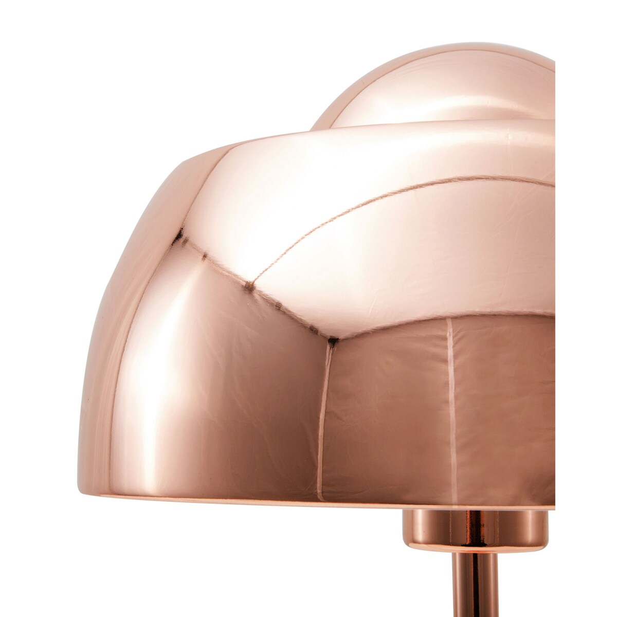 Lampa stołowa metalowa miedziana SENETTE