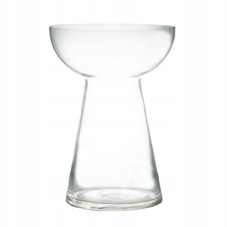 WAZON WINDI przezroczysty szklany śr. 13cm