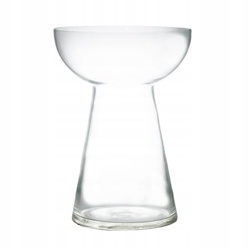 WAZON WINDI przezroczysty szklany śr. 13cm