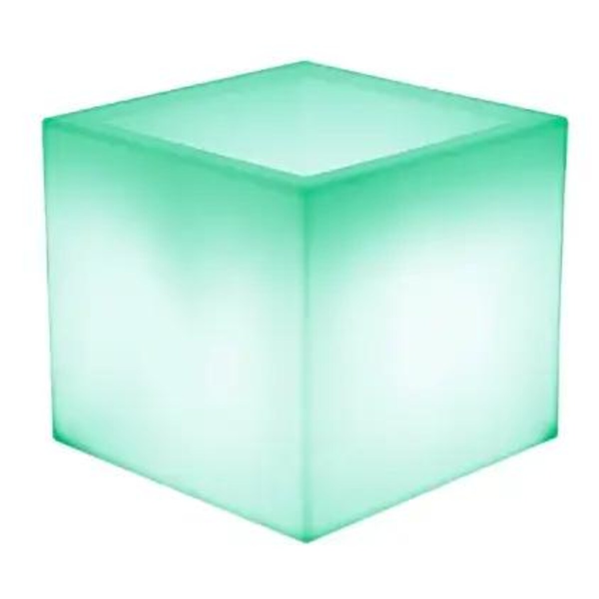 Donica podświetlana kwadratowa Melisa LUMNC050SSNW King Home IP65 biała