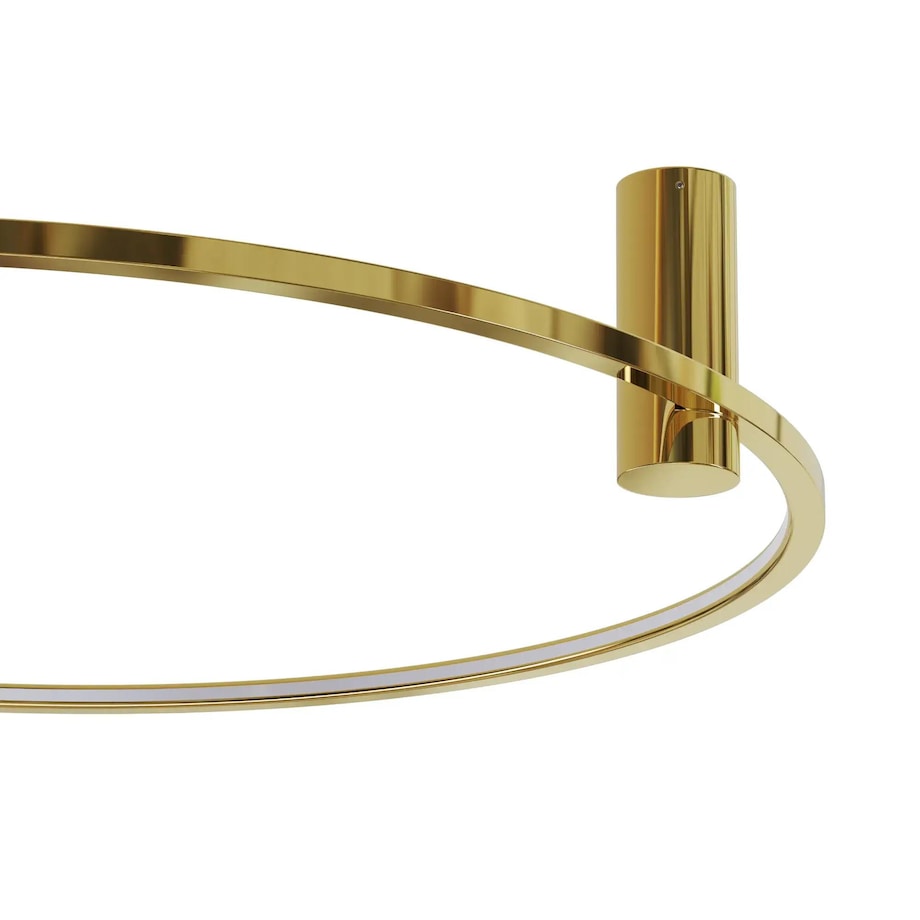 Ledowy plafon do sypialni Ringa CL0112-L-GD Yaskr LED 45W 3000-4000K IP44 złoty