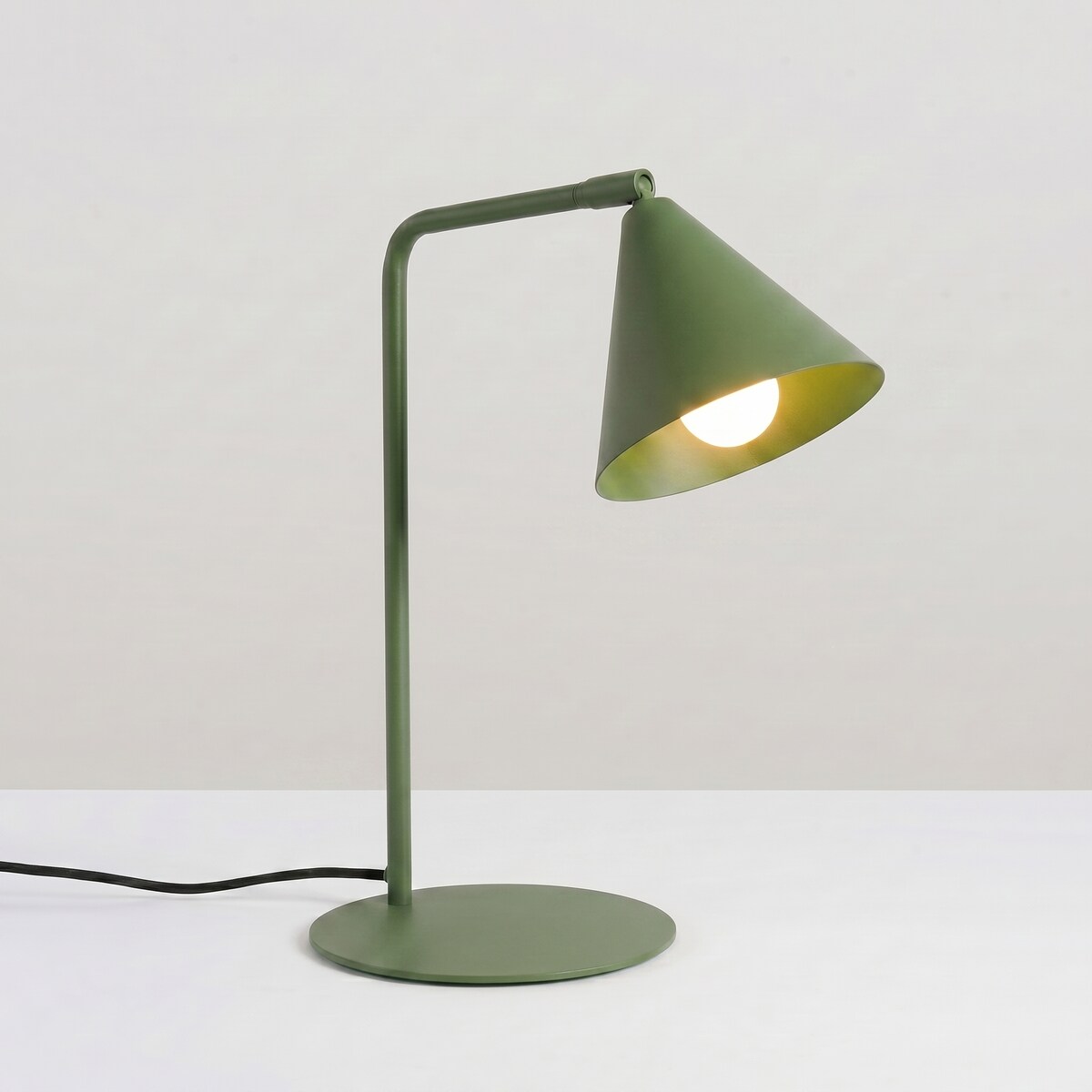 Lampa biurkowa NOX zielona oliwka