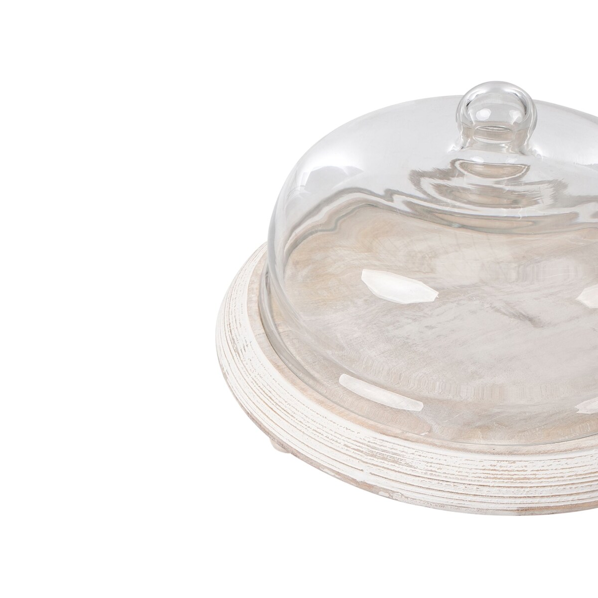 Patera na ciasto ZAGAZIG Drewno mango Jasnobrązowy