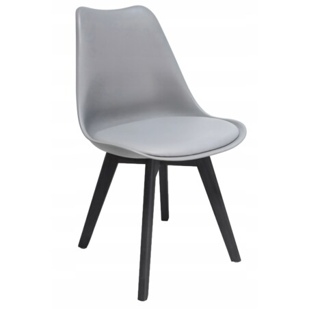 Krzesło kuchenne wygodne OSLO szare