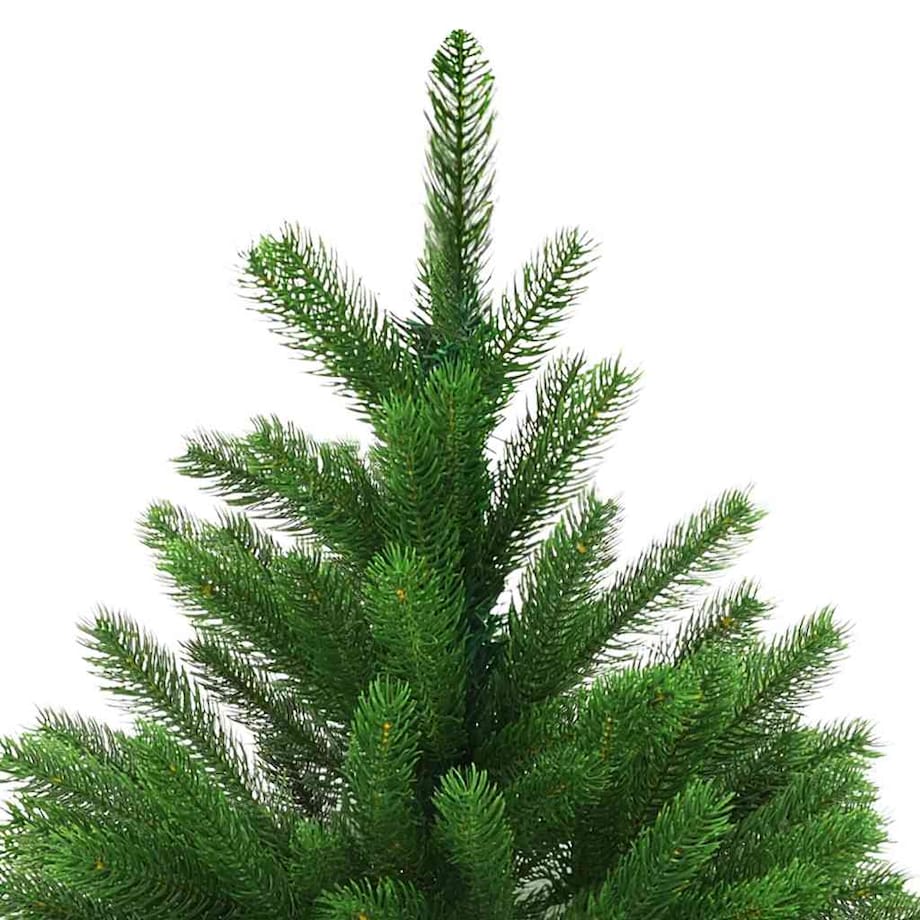 vidaXL Sztuczna choinka z lampkami i bombkami, 120 cm, zielona