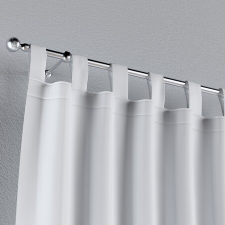 Zasłona na szelkach 1 szt. 130x260 biały z połyskiem