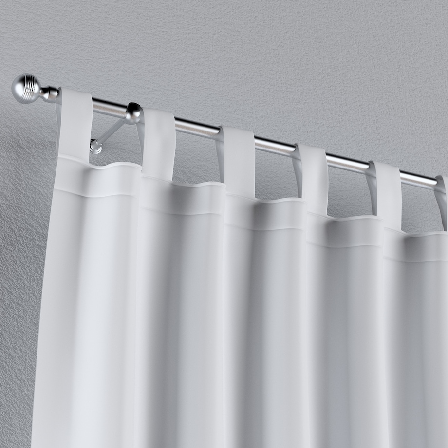 Zasłona na szelkach 1 szt. 130x260 biały z połyskiem