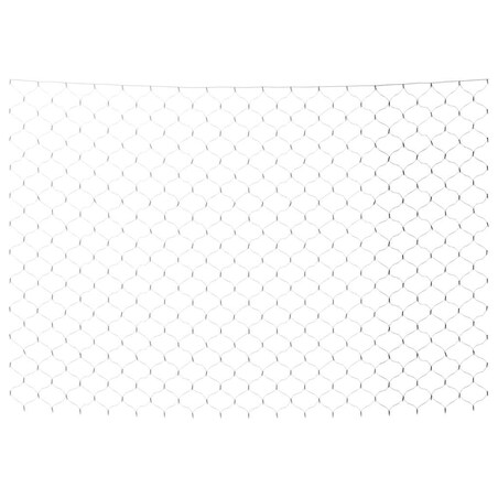 vidaXL Siatka lampek, zimne białe światło, 3x2 m, 204 LED