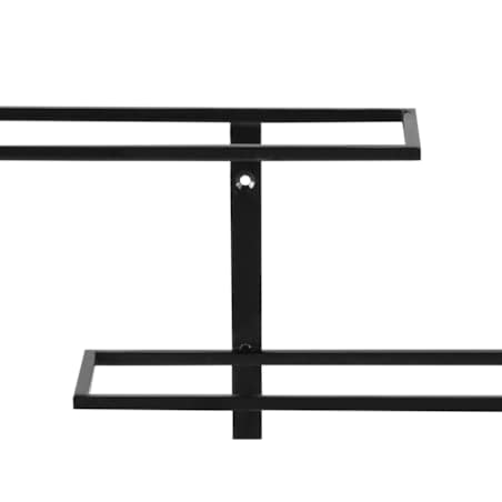 Półka wisząca na wino czarna EINSTEINIUM