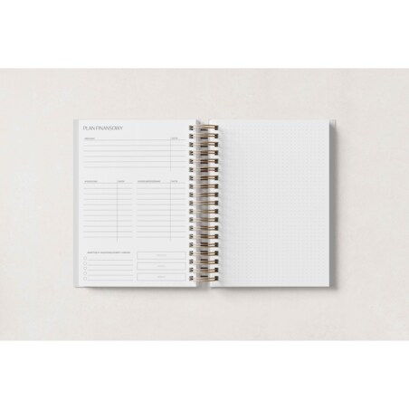 PLANNER NIEDATOWANY TYGODNIOWY – WHITE BEET