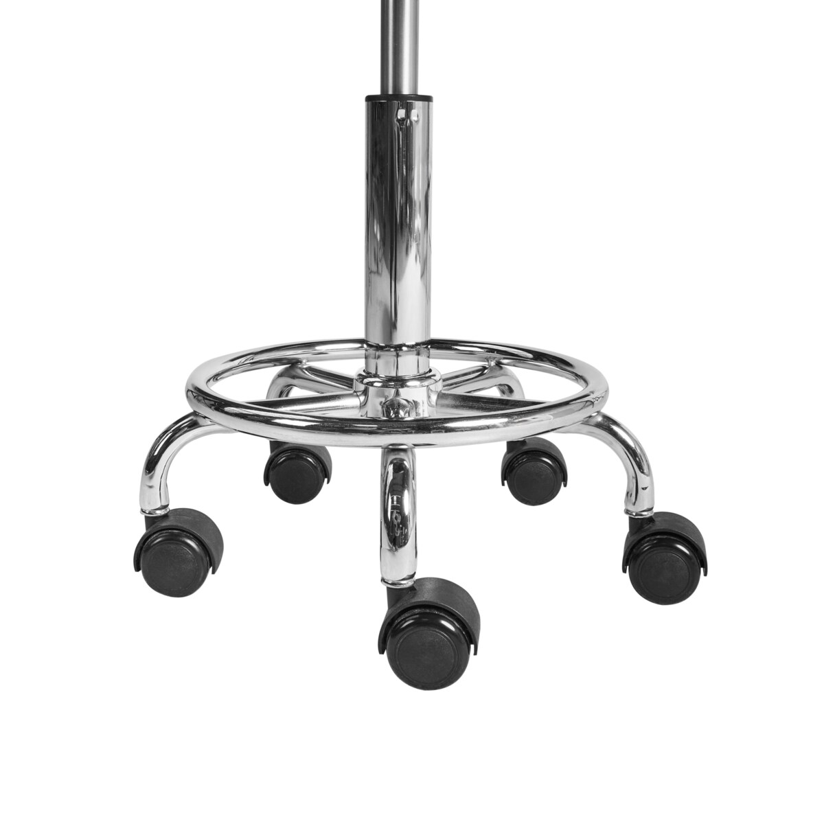 Taboret obrotowy DUMONT Ekoskóra Biały