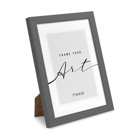 Ramka szara, ramka na zdjęcie, 18x24, Knor- szare ramki do zdjęć i plakatów