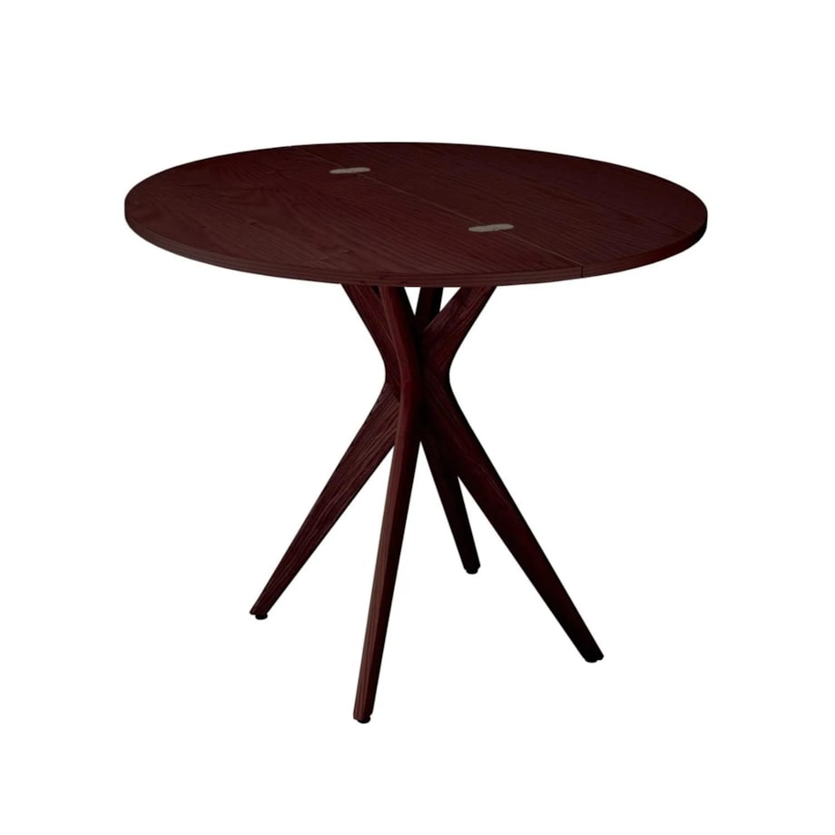 Stół półokrągły CUTTI 90x90 rozkładany orzech