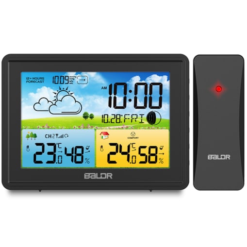 Bezprzewodowa stacja pogodowa pogody higrometr Baldr