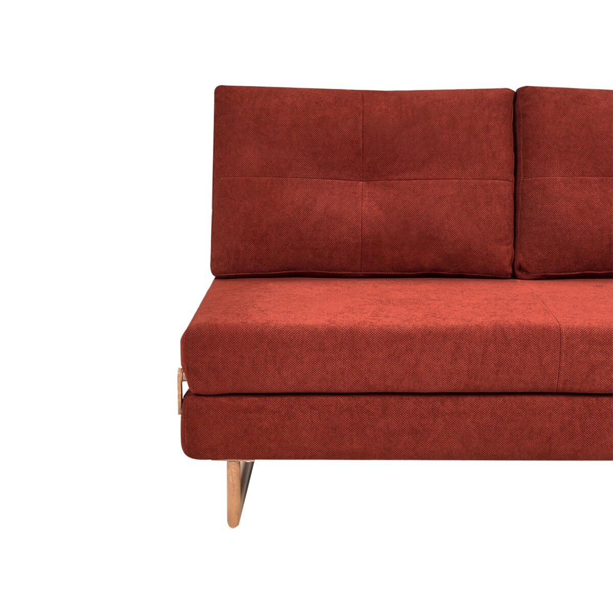 Sofa rozkładana dla 3 osób JERSLEV Czerwony