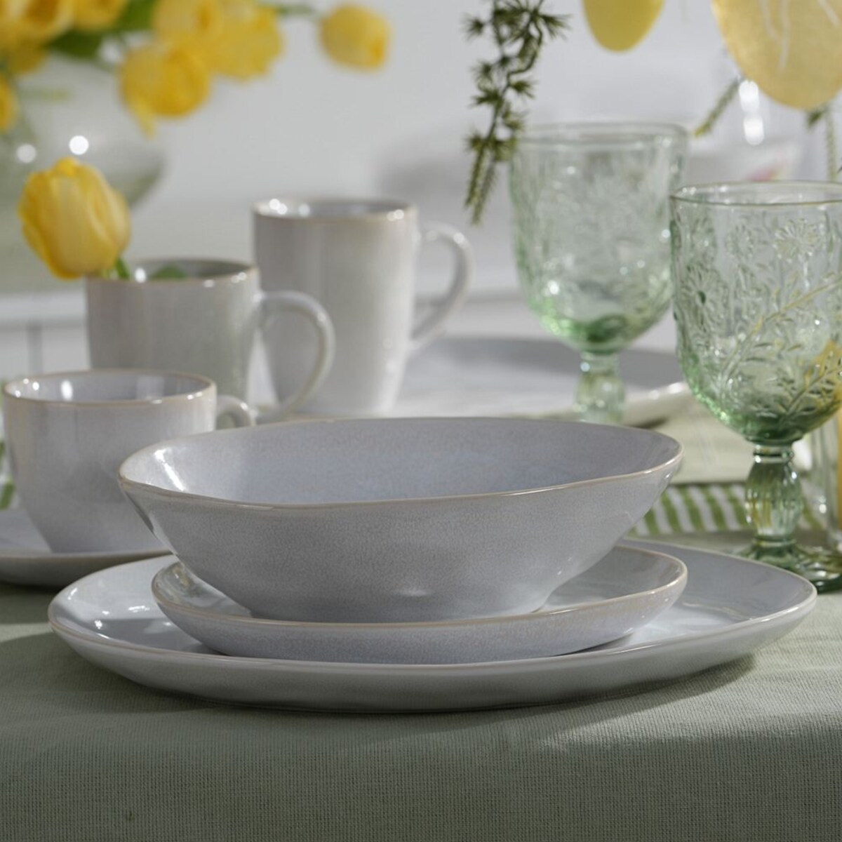 VILLA ITALIA Talerzyk deserowy z kamionki 20 cm NORDEN