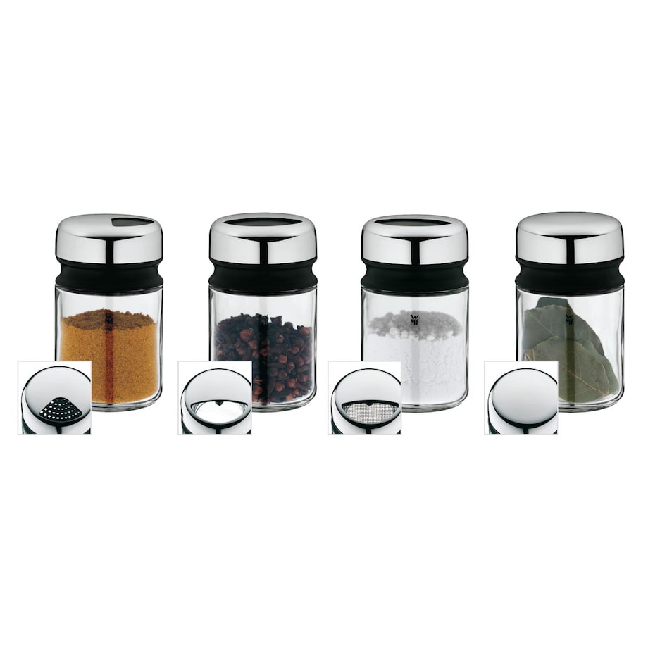 Zestaw 4 pojemniczków do przypraw Depot, 9.5 x 5.5 cm, WMF